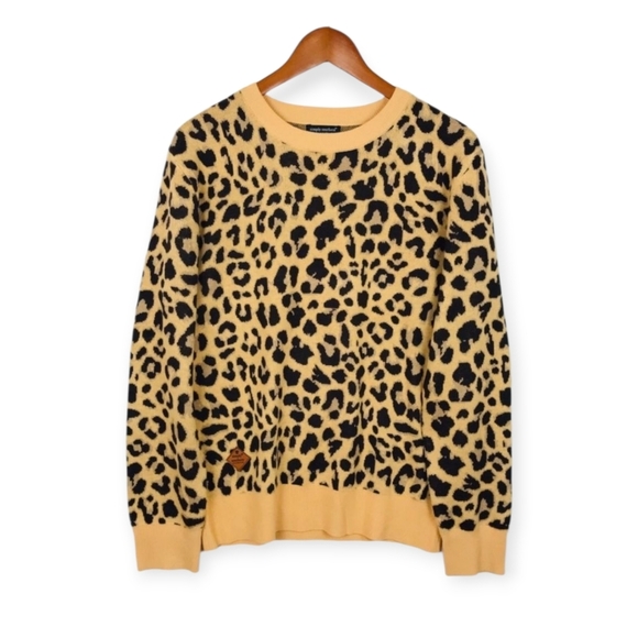Animal Print Sweater Small Simply Southen Collection Cheetah Leopard NWT - Picture 1 of 5